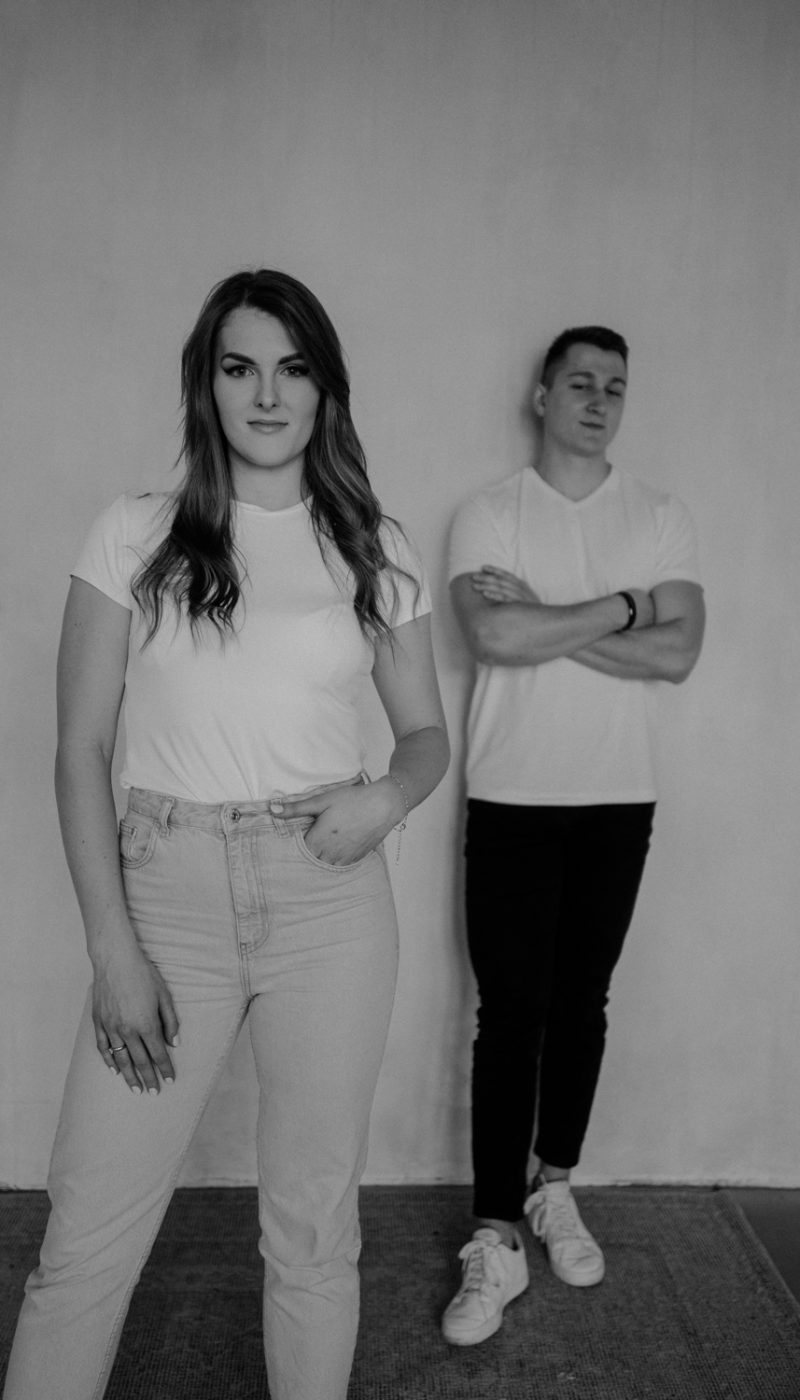 sesja narzeczeńska w studiu, sesja pary